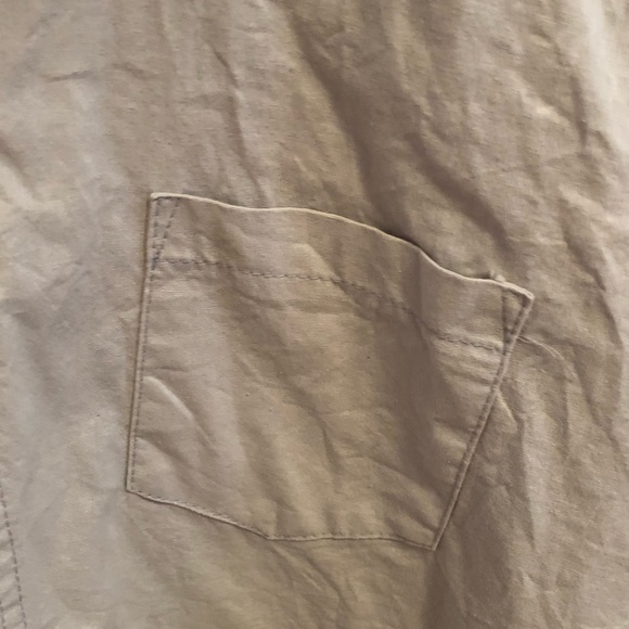 Gray Button Up Work Shirt - Picture 5 of 5